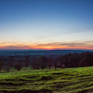 Couché de soleil en Berry