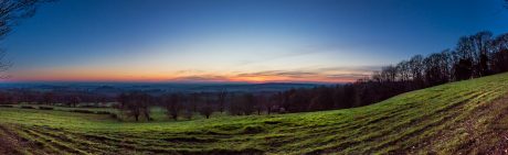 Couché de soleil en Berry