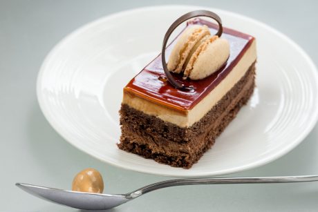 Gateau chocolat et macaron