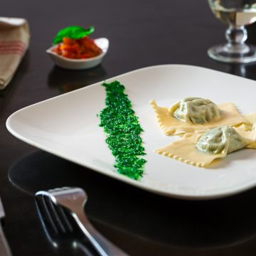 Raviolis ricotta blette